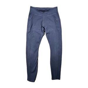 Pact Go To Pocket Leggings S Navy Organic Cotton Sustainable High Waist Yoga